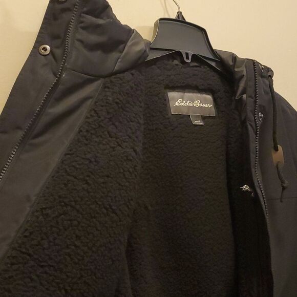 Eddie Bauer jacket womens size small black coat thermore insulated parka - Picture 15 of 16